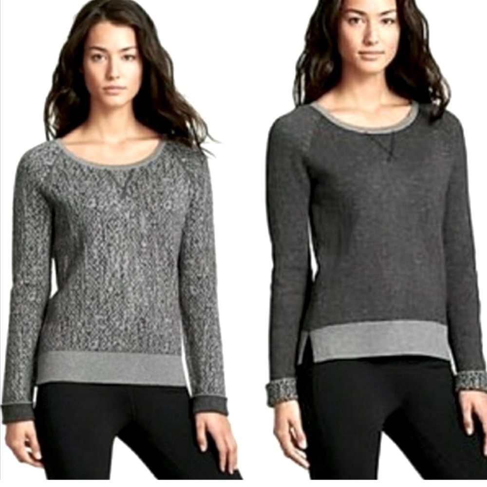 Ladies Athleta adder reversible sweatshirt size small